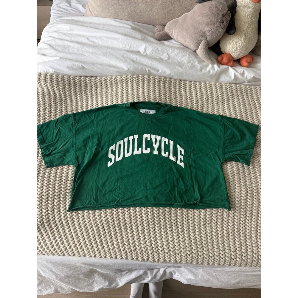 Soul by Soulcycle Green Cropped T-Shirt